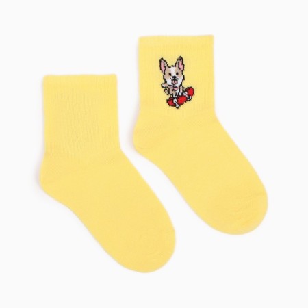 Noski children, yellow color, size 14-16 (23-26)