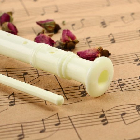 Music Life Blockflate, beige, German system, soprano, 30 cm-2
