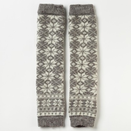 Women's woolen heterns "white snowflake", gray color is gray-1