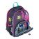 Frame backpack 37 x 28 x 12 cm, Across 194, filling: bag, pencil case, violet ACR22-194-10