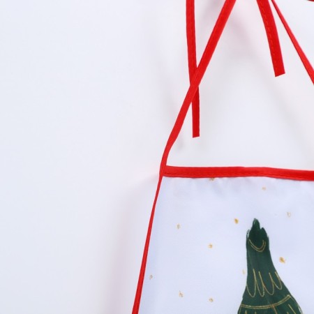 Happy New Year kitchen apron, polyester, size 50x70 cm-3