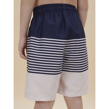 Bathing shorts for a boy, height 122 cm, dark blue color-2