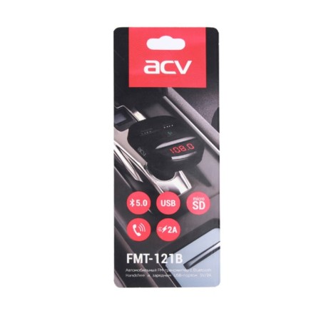 FM-трансмиттер ACV FMT-121 жк-дисплей/USB/microSD/Bluetooth-1