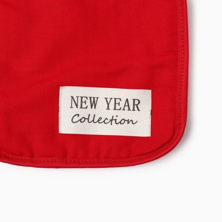 Set of kitchen. Ethel New Year Collection, col. Red, mittens-seging 18x29 cm, take 19x19 cm, 10-4