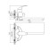ACCOONA A7125 bath mixer, single -leaf, pour 300 mm, shower set, chrome