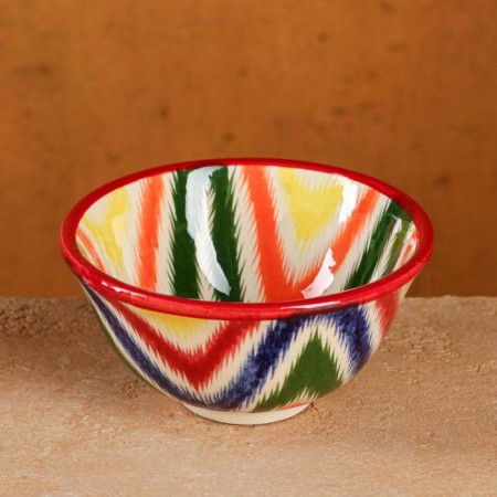 PIALA RISTAN CIRAMICA "Atlas", 11.5 cm, large, multi -colored-2