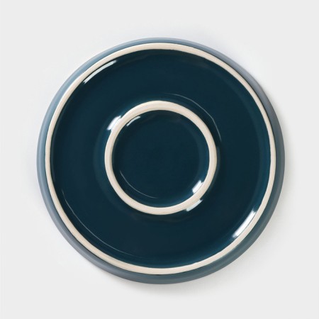 Porcelain dish Blu Reattivo, D = 17.5 cm-3