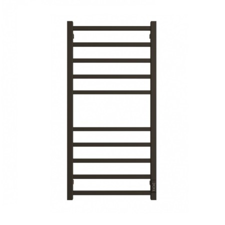 Electric towel "Dvin" L Plaza Neo, 1000x500 mm, dimmer, black matte-1