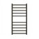 Electric towel "Dvin" L Plaza Neo, 1000x500 mm, dimmer, black matte