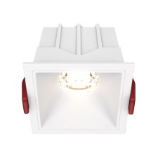 The built-in lamp Technical DL043-01-10W3K-SQ-W, 10W, 6.5x6.5x5.2 cm, LED, 500LM, 3000K, white color