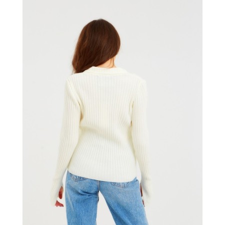 Jumper with V Gorlovina Mist, p. 40-42, white-5