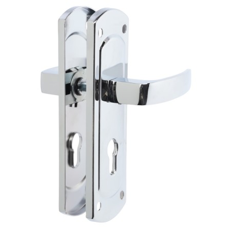 Lockland 002 strap handles, m/o 55 mm, chromium color