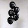 Latex ball 12 “Strong!”, Pastel, set of 50 pcs., Black color