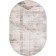 Oval carpet Merinos Valencia Deluxe, size 200x300 cm, color Cream