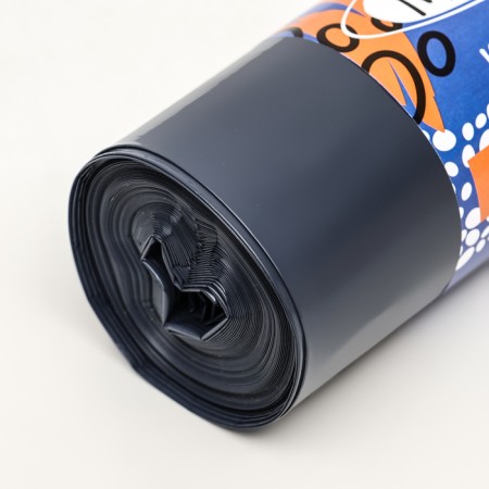Garbage bags in the roll "Upakland" 300 l, black, PVD, thickness 40 μm, 8 pcs, 105 x 135 cm-1