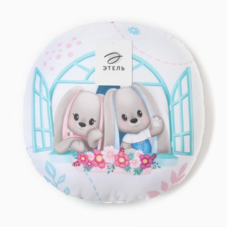 Decorative pillow "Li & lu" bunnies-3