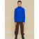 Turtleneck for the boy Pelican, height 140 cm, color ultramarin