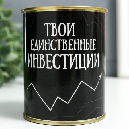 Pigger Bank Metal "Your only investments"