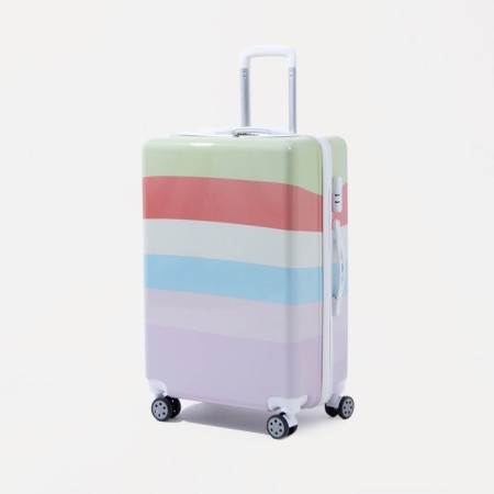 Big suitcase 26 ", code castle, colorful color-2
