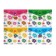 Folder-convert on the button, A4, 180 microns, "Flowers", mix