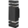 Wall lamp, invoice Duwi Techno, 110x95x320mm, 2he27, alum/glass, IP65, black, 990523