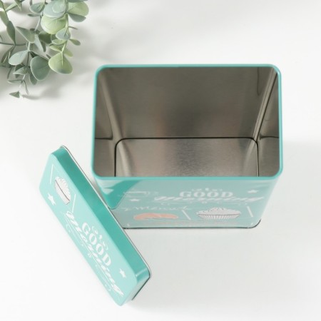 Rectangular Metal Casket "Good Morning" 7.8x12.2x18.6 cm-4