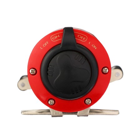 Culti-plate coil, metal-plastic, switch 3 modes, red color, 106-3