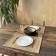 PLAISMAT "CONTA", size 35x50 cm, mustard color