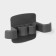 Clip for wires for household appliances, 3 pcs, 9.5 × 5.3 × 2.5 cm, white/black/gray color