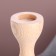 Candlestick, model No. 6, 9 x 25 cm, beech
