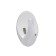 Self -adhesive hooks Axentia 3 pcs, chrome plastic oval, 3.1x5.4x2 cm