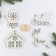 Christmas toys "Miracles and magic", set 5 pcs