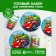 A set of paper utensils "Happy Birthday", racing car