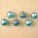New Year's Christmas Balls “Conde and Cozy!”, For New Year, plastic, d = 6, 6 pcs., Blue color with white