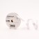 Plastic tape "Basic", 1.2cm x 45m, silver