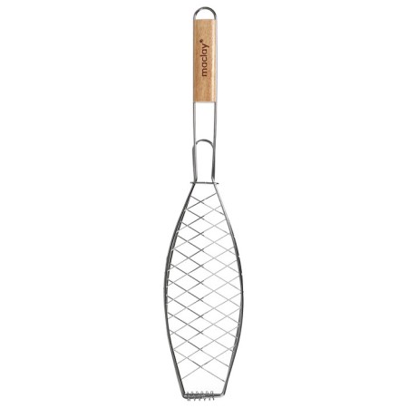 Grill grill for fish Maclay, 30x12 cm, chrome steel, for barbecue-8