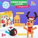 New Year's developmental game with “Colors and numbers” clothespins