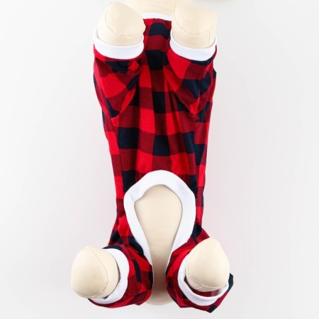 Komineson for animals Red-black in a cage, L (DS 39, Osh 36-38, OG 60-62)-7