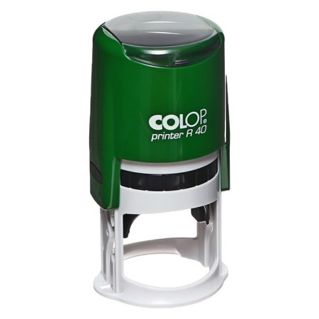 Equipment for round printing automatic Colop Printer R40, diameter 41.5 mm, with a lid, paprika case-9