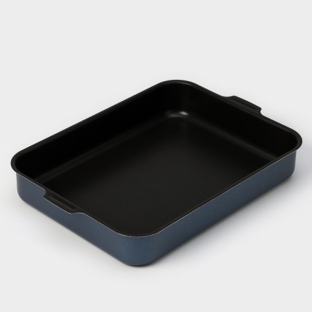 The baking sheet "Economics", 27 × 35 cm, anti -stick coating, blue color-1