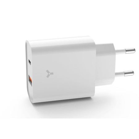 Network charger AcCESSTYLELE CRYSTAL 20WUT, USB, Type-C, 20W, fast charging, white