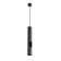 DK4045-BK suspended lamp with a decorative neckline for a changing lamp Aero, IP20, 15W, LED, GU10,