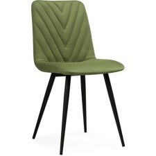 STULL OF A METAL CARKASA RALF Metal/velor, black/green 44x53x83 cm