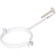The chimney element Rommer RCA-6010-000003, mount to the wall, D = 100 mm, metal, white