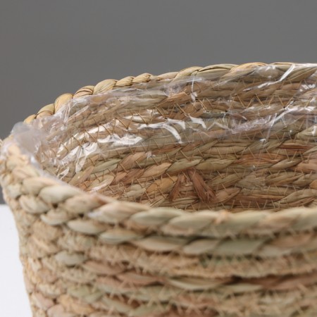 Kashpo wicker "safari", 17.5x17.5x16 cm, natural-3