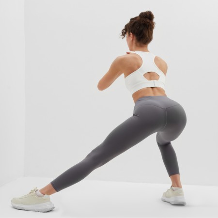 Leggings Sports Minaku: Sportly; Gray color, rr 42-3