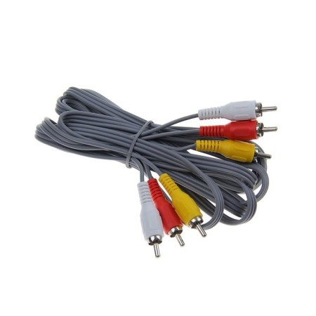 Audio/video cable Smartbuy KA233, 3XRCA (M) -3XRCA (M), 3 m, gray