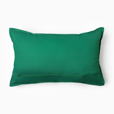 Ethel pillow, 30x50+1 cm, emerald, 100% cotton-2