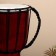 Souvenir musical instrument drum jambe "Light" 40x18x18 cm mix