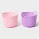 Storage basket with handles of the “basket” shares, plastic, 11 × 10.5 × 9 cm, color mix